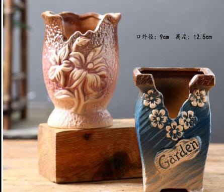 Small Floral planters