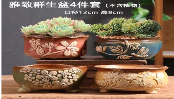Small Floral planters