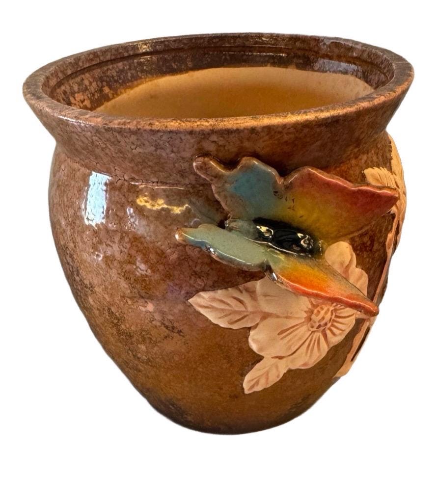 Butterfly Flower Pot: Indoor Outdoor Planter