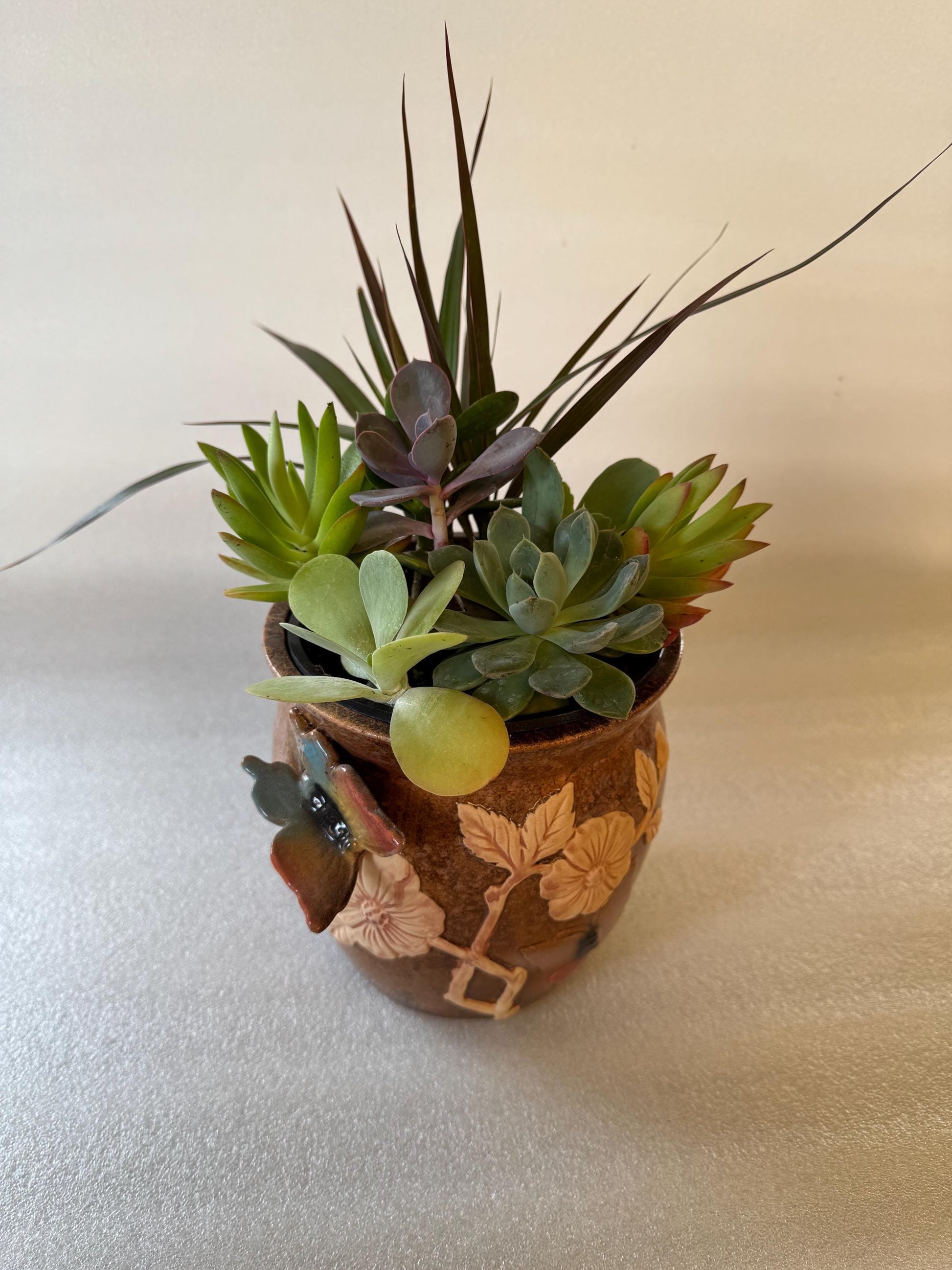 Beautiful Butterfly Pot
