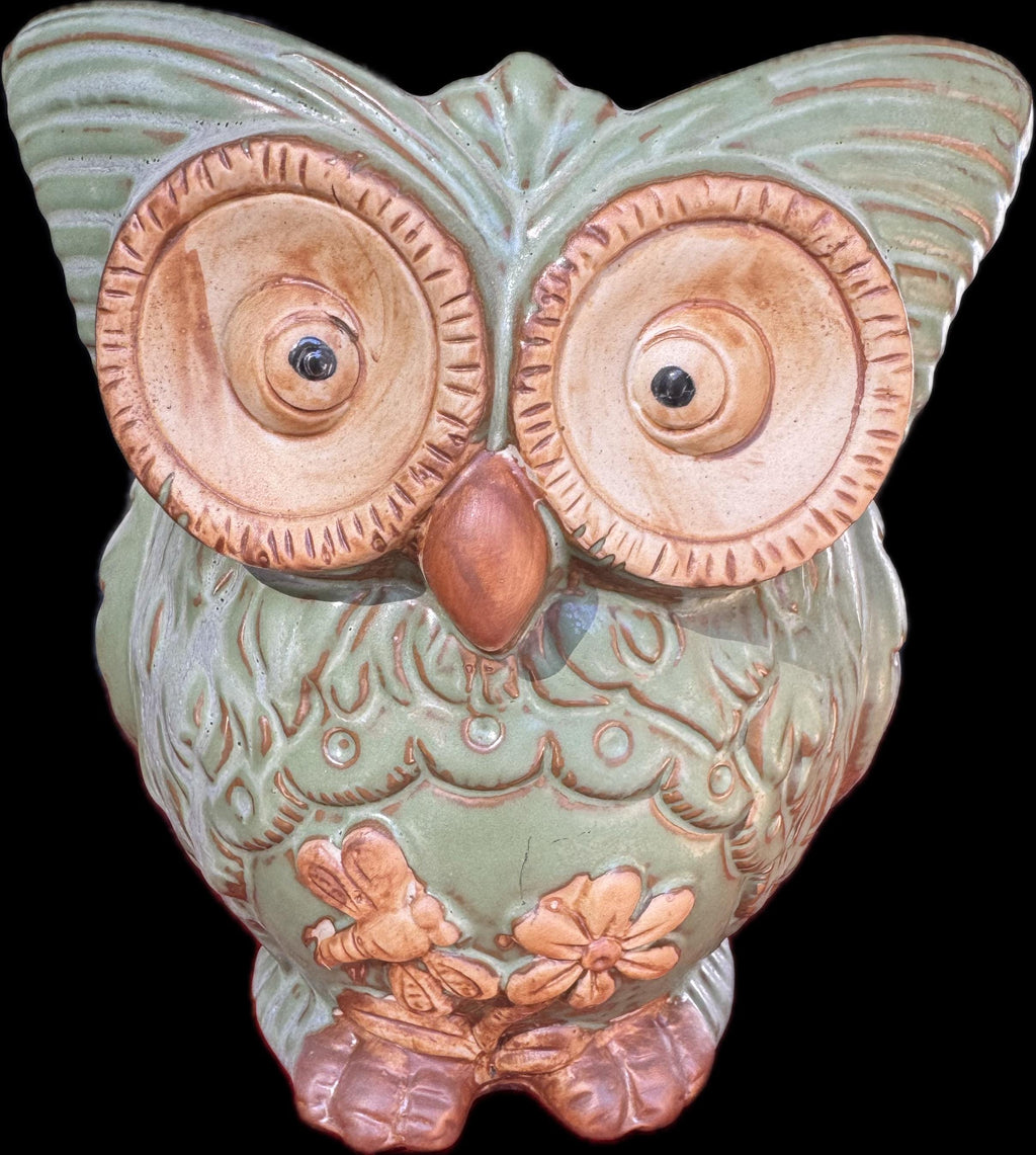 Vintage Owl Planter