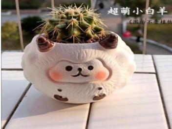 Cute Animal shape planters 4 pack